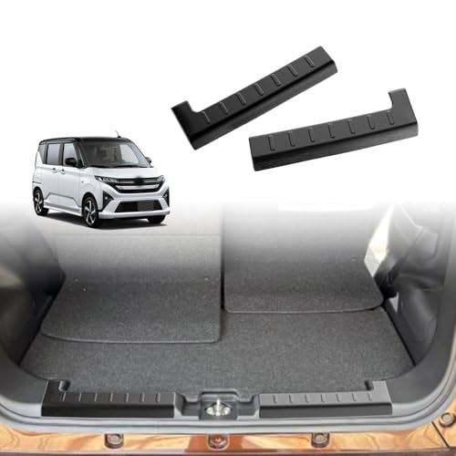 FOR 新型ムーヴ LA850S LA860S型 新型 ステラ LA850F LA860F型(2025年6月〜)カスタムパーツ トランクガード リアガード内蔵 ステンレス鋼素材 車種専用設計 傷防止 耐摩耗性 内装パーツ 取り付け簡単新型 ムーヴ (ブラッ