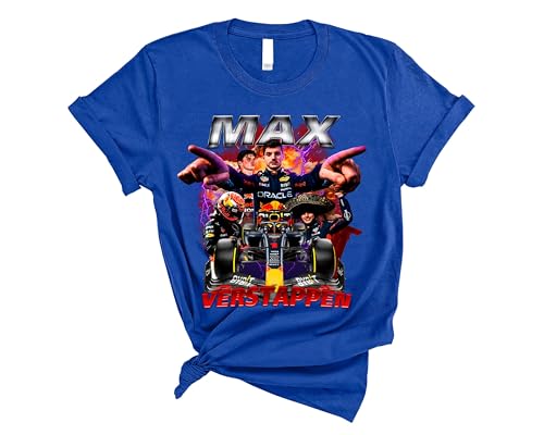 Max Verstappen F1 Racing Tee - Stylish Formula One Apparel for Fans - Grand Prix Event Gear - Comfortable Motorsport Shirt in Heather Mauve (Adult Large) - Image 9