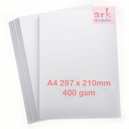 A4 White Card 400gsm(Vision Superior) 100 Sheets Super Thick