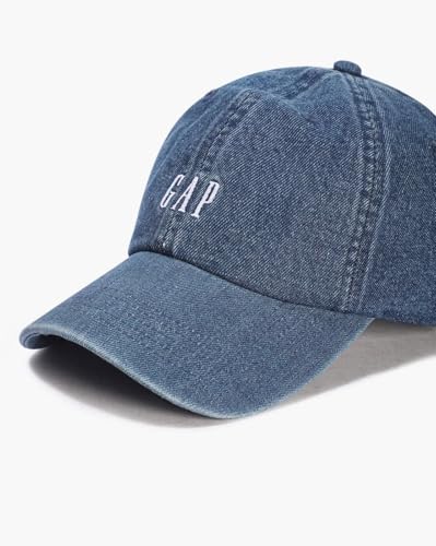 Image of Gap Men Solid Baseball Cap with Embroidered Logo