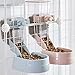 Luyismer Automatic Feeder Plastic Hanging Food Containers Feeding Solution for Dogs/Cats