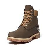 Timberland Men's Premium 6 INCH LACE UP WATERPROOF BOOT, BROWN, 9 Medium