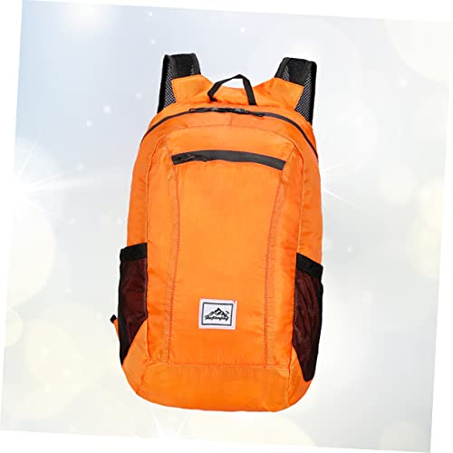 Mochila deportiva impermeable YARNOW ligera y plegable naranja miniatura 5