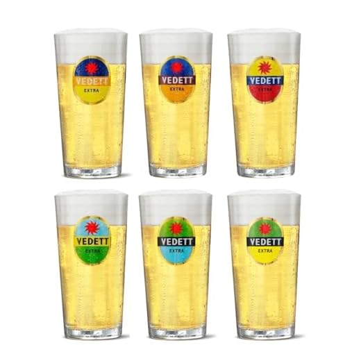 Verres à bière Vedett Extra 330 ml - 6 pièces