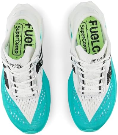 New Balance Tênis feminino FuelCell Supercomp Pacer V2, Branco