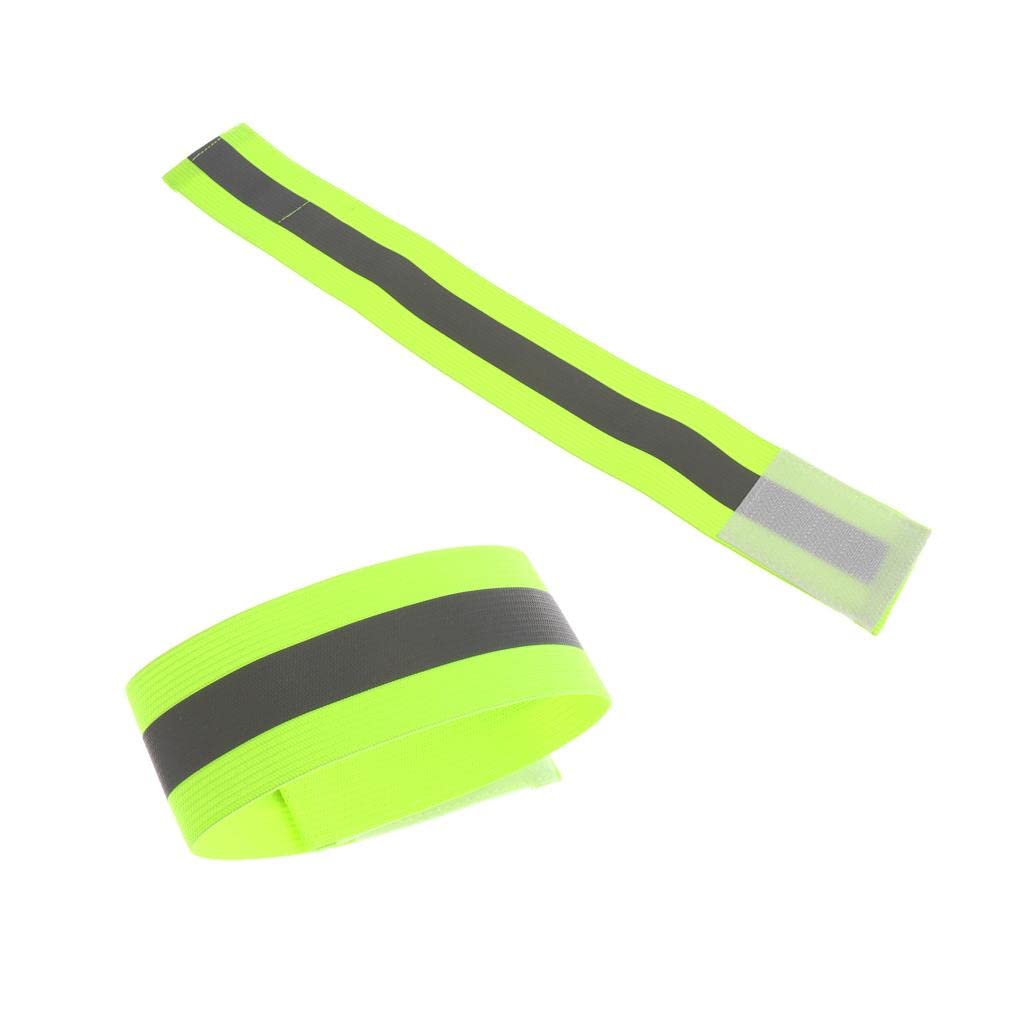 MERISHOPP 1 Pair Elastic Reflective Wrist Arm Ankle Bands for Running Jogging Cycling| Sports Equipment | Training Gear-picture-35