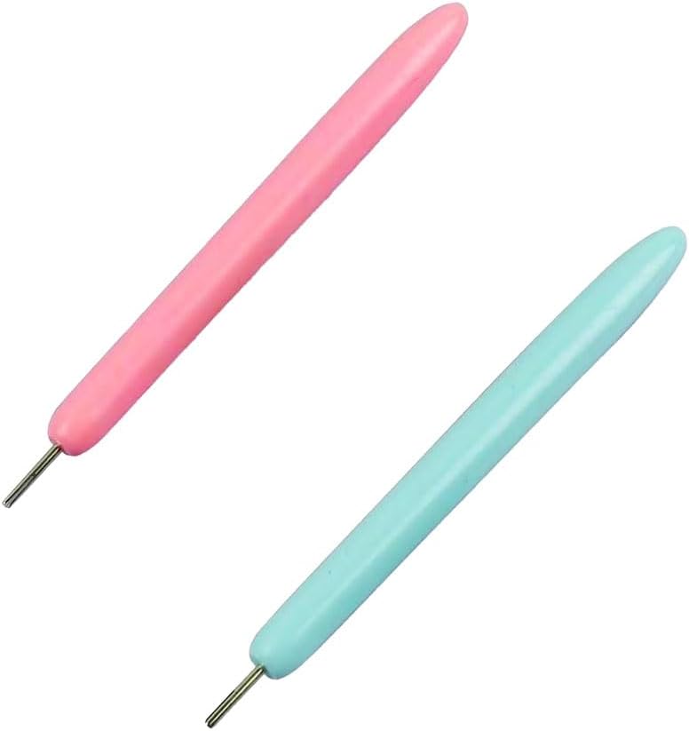 Quilling Paper Pens, 2 Pcs Origami Paper Quilling Tools, Handmade Rolling Curling Quilling Needle Pen, Multifunction Paper Rolling Pen, Paper Quilling Slotted Tools