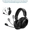 weishan Mic Compatible with HyperX Cloud III/Cloud 3 Gaming Headset, 3.5mm Detachable Noise Cancelling Microphone Boom with Mute LED Indicator for PC, Xbox One, PS4, PS5