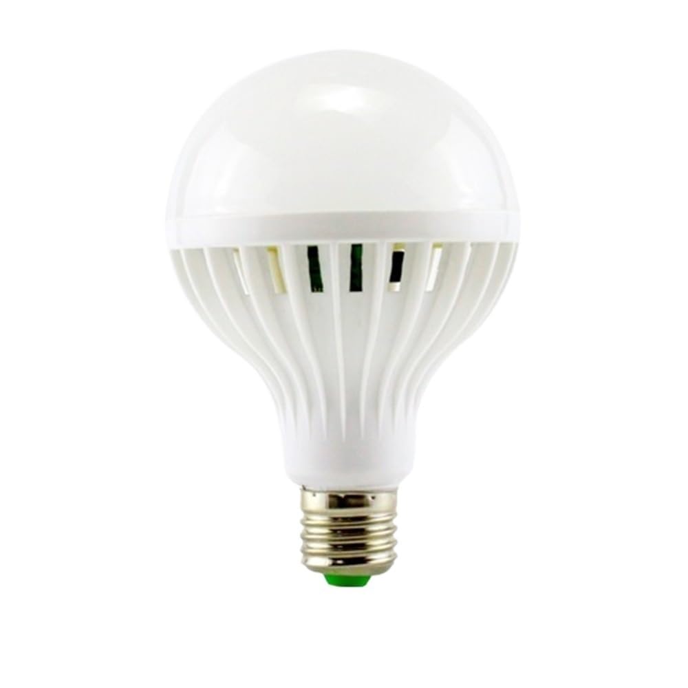 fengyan Casa bombillas, Paquete de 10, luz LED con sensor nocturno E27 AC220v LED lámpara con sensor de sonido bombilla for pasillo de escalera Familiar Lámpara(12w)