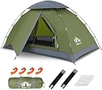 Night Cat Tentes de suremballage 1 2 Personnes Easy Clip Setup Camping Tente Adultes Scouts Heavy Rainproof Compact Lightweight