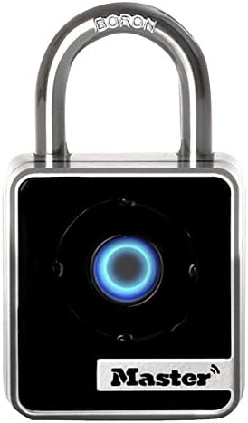 Master Lock Padlock, Indoor Personal Use Bluetooth Lock, 1-29/32 in. Wide, 4400D