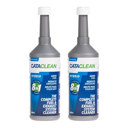 Cataclean Hybrid | Complete Fuel & Exhaust Cleaner | Catalytic Converter, Valve & Injector Cleaner | Fuel Additive Formulated for Performance & Fuel Efficiency | Pre MOT Emissions Reducer | 2 x 500ml
