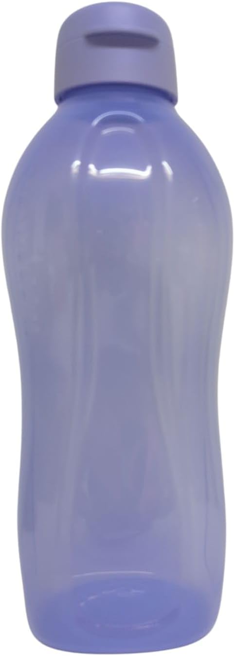Tupperware to Go Eco Easy 2.0 Litre Water Bottle with Clip Closure Flip Top 2000 ml XXL Bottle Lilac Purple