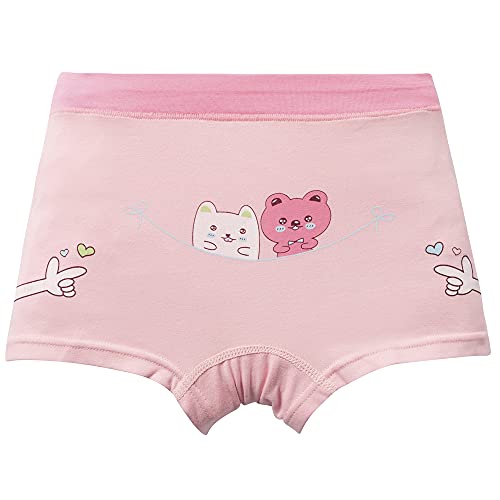 Core Pretty Little Girls Cotton Underwear Toddler Soft Boy Shorts Kids Boxer Briefs Panties(Pack Of 5), Bear, 6Y - 8Y #TOP2