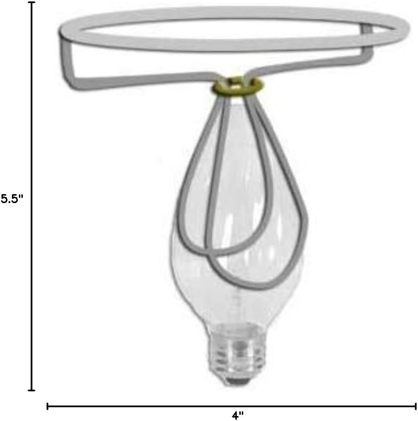 Upgradelights 5 Inch Retro Barrel Drum Clip on Chandelier Lamp Shade (Black and White Toile)