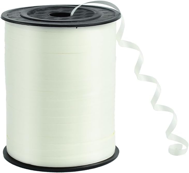 TONIFUL 500 Yards Beige Curling Ribbon Balloon String Gift Wrapping Decor