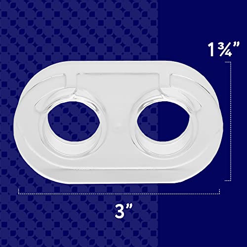 IMPRESA Window Shade Cord Winder - 4 Pack, Durable Plastic, Clear, Manage Heavy Blinds with Ease, No Tools Required - Image 4
