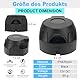 CXTM 13 Polig Anhänger Steckdose Set,mit Montagezubehör,12V Wasserdicht 13-pol Anhänger Stecker und Steckdose Nach ISO 1724,für Anhänger Wohnwagen RV,AHK Adapter (Steckdose)