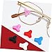 WOFASHPURET 20pairs Glasses Accessory Skid Grips Portable Glasses Ear Grip Simple Design