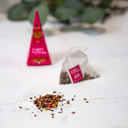 ETS Teegeschenk Super Fruit Kollektion | BIO Früchtetee Geschenkset zum Geburtstag, Muttertag, Ostern, Weihnachten | 6x2 Pyramidenbeutel