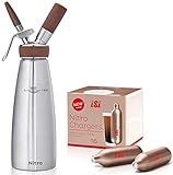 iSi Nitro Whipper (1 Quart) with Nitro Coffee Charger (16-Pack) (2 Items)