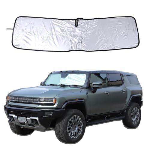 Windshield Sun Shade Compatible with Hummer EV Accessories 2024 2025 2026 Car…