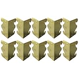 Homeponnew Antik-Bronze-Eckwinkel, dekorative Schrank-Hardware für Holzkistenfüße, Eisen-Eckenschutz für Möbel und Holzkisten, 56 x 30 mm, 10 Stück