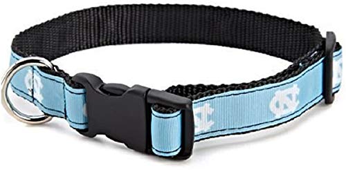 Collier pour chien Tarheels UNC taille M réglable nylon