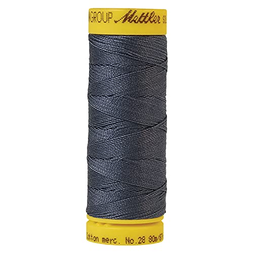 Hilo de costura Mettler 28wt para acolchado a mano y bordado a mano (0311 Blue Shadow) miniatura 1