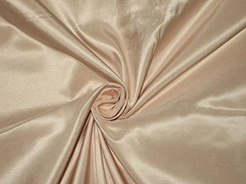 Tissu taffetas pure soie crème café : finissez-en avec les tissus mous sans tenue pour vos robes
