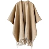 Ce cardigan-manteau grande taille pour l'hiver s'accorde avec toutes les tenues vous assure un look impeccable. Le poncho-couverture est idéal pour les tenues décontractées d'hiver. Il est très tendance avec des bottes ou un jean skinny. Ce poncho-pull à carreaux est parfait à superposer lors d'une journée fraîche ou même au bureau pour vous tenir bien au chaud.