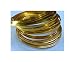Gold Flat Wire 3/16 X 32ft Long by Oasis