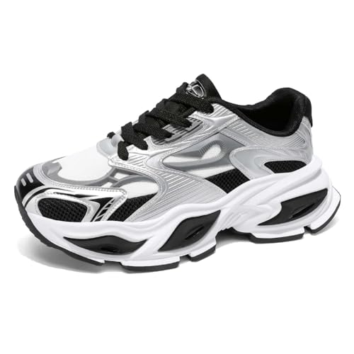 Baskets à plateforme homme en maille avec lacets confort