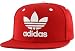 adidas Originals Mens Men's Originals Snapback Flatbrim Cap, Scarlet/White, One Size