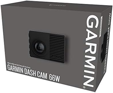 Garmin Dash Cam 66W GPS-Enabled with 2-inch Display, Voice Command, Extra-wide 180-degree Field of View and Recording in 1440p HD Video