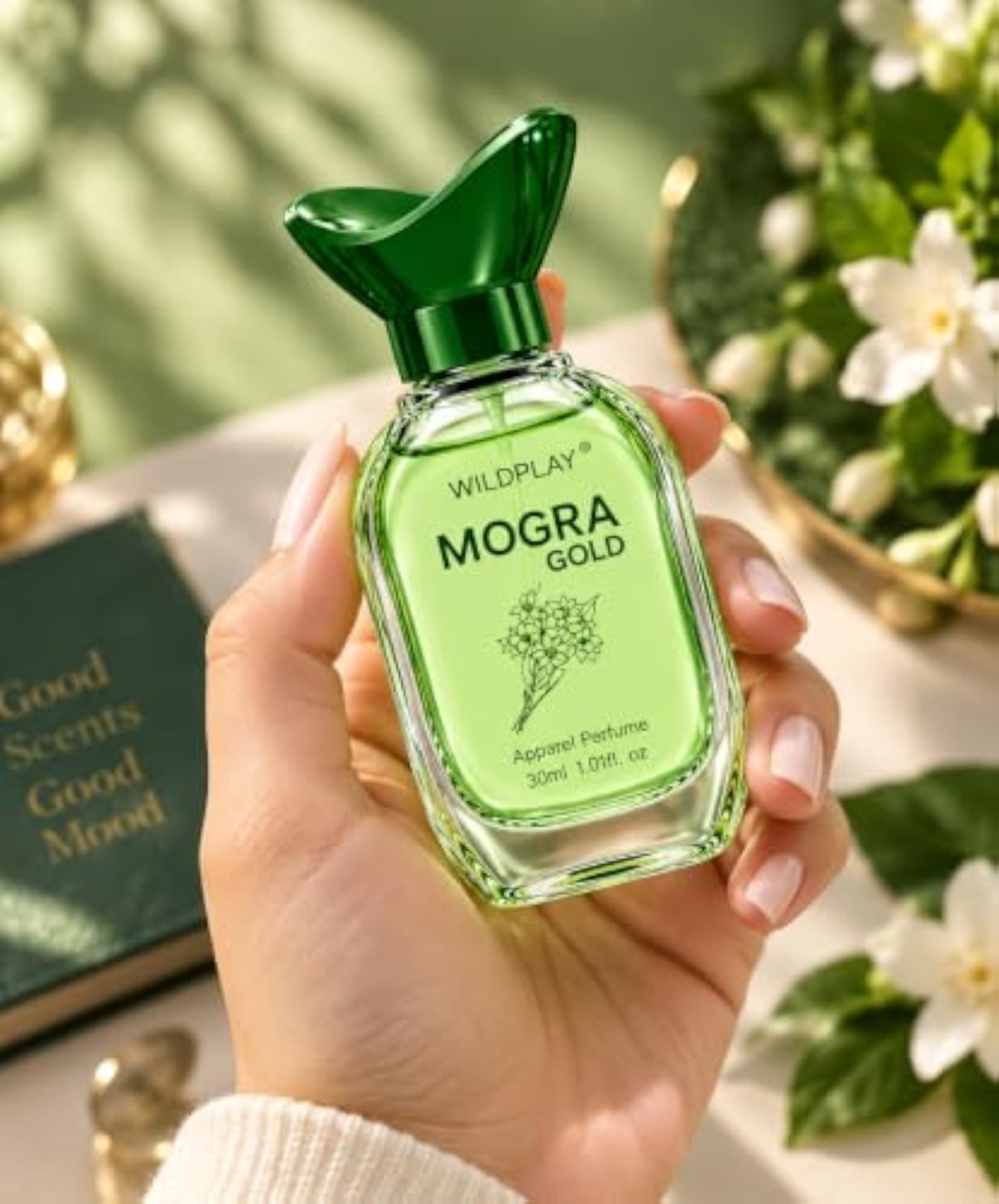 Mogra Gold Perfume 30ml, Premium Floral Jasmine