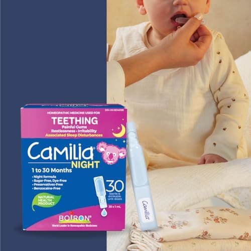 Boiron Camilia Night 30 Unit-Doses Homeopathic Medicine Used to Relieve Pain, Restlessness, Irritability Due to Teething, and Associated Sleep Disturbances from 1 to 30 Months — view 8