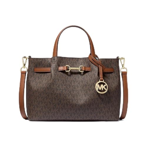 Michael Kors Borsa da donna Carson Small Satchel, Marrone, Contemporaneo