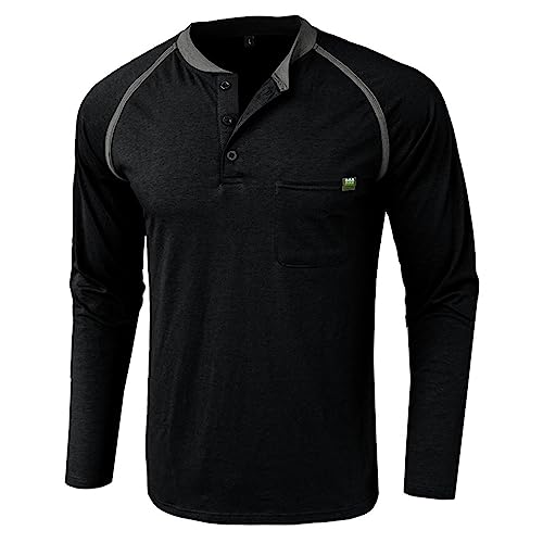 Camisetas masculinas de gola alta para homem, manga comprida, simples, verão, outono, 2024, D-757 Pr