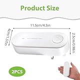 2PCS Claru Ionic Air Purifier Plug in UK for Home Bedroom Negative Ion Purifiers Ioniser Mini Portable Air Freshener for Pet Rooms Smokers Toilets Living Rooms Bathrooms Closets Kitchen Remove Smell - Image 2