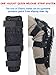 Motorcycle Shin Guards Protective Gear Leg Armor Dual Axis Pivoting Knee Hard Collision Avoidance Knee Shin Guard Add Impact Foam (Regular, Black)