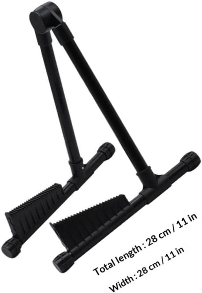 Foldable Iron Guitar Stand for Electric Guitar and Violin Black image 2