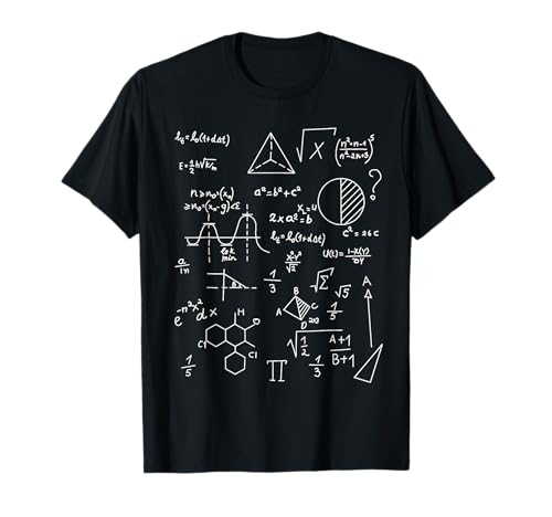 Nerd té hombres matemáticas gracioso damas niños estudiantes Camiseta