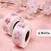 Pink Flower Stickers 2 Rolls 1000 Pcs Round Self Adhesive Seal Stickers Labels for Baking Gift Boxes Party Decorations 1 Inch with 8 Different Patterns