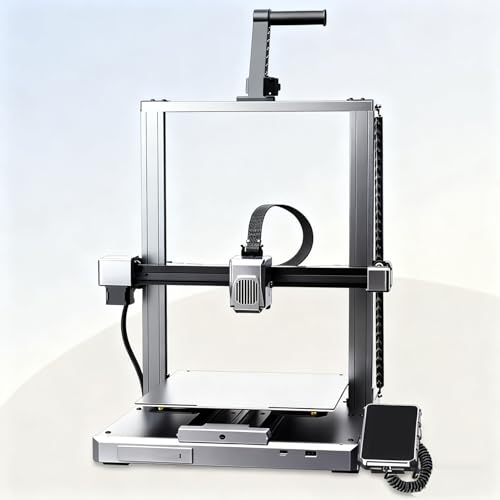 3D Drucker 500mm/s, Großes Bauvolumen 40L, Dual-Z Stabil, Leise Schrittmotoren, Automatisch Nivellierend, Ganzmetall Hotend bis 300°C, Ideal für Fortgeschrittene und Einsteiger