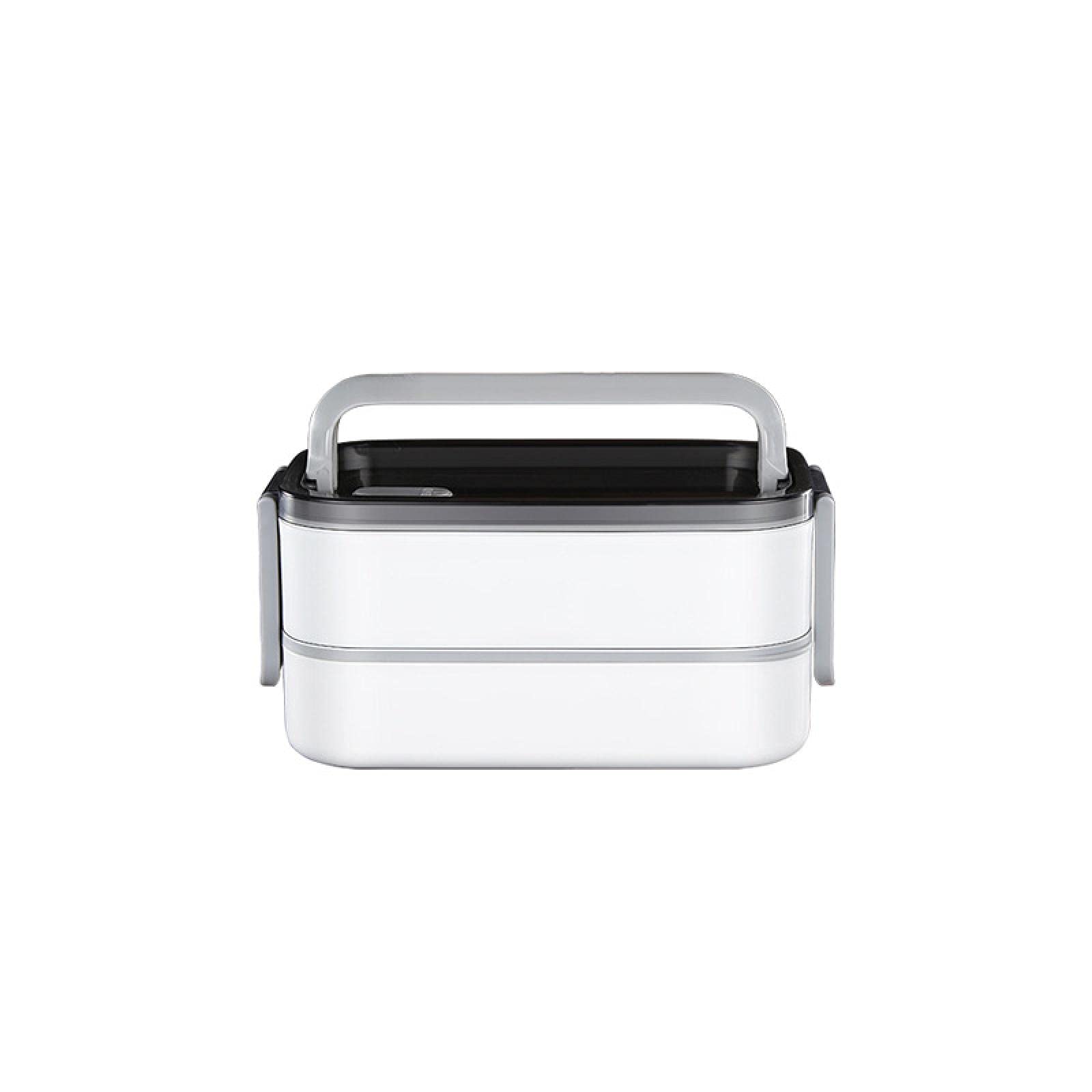 Fiambrera con aislamiento de agua de acero inoxidable 304, caja sellada for conservación de alimentos frescos, caja bento de doble compartimento, fiambrera portátil for horno de microondas, fiambrera