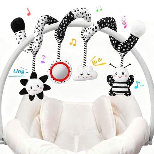 AJsupojouet Car Seat Toys Hanging and Stroller Toys for