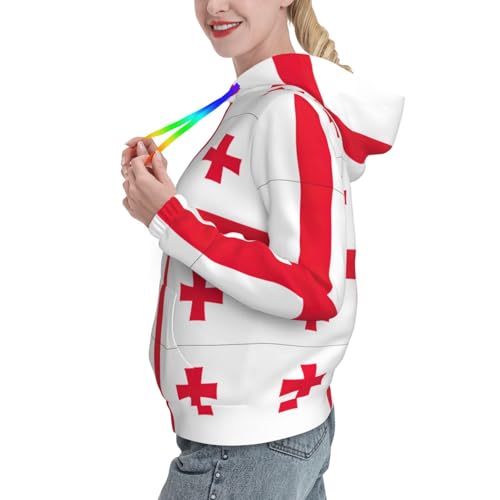 Sweat à capuche Géorgie doux femme vêtement d'hiver chaud et isolant - 2