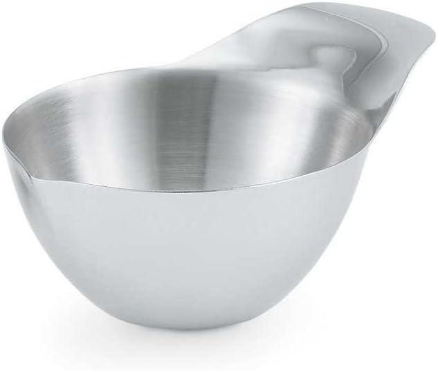 Vollrath 46655 Stainless Steel 3 Ounce Spouted Ramekin - 12 / CS