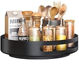 Lazy Susan Metal Revolving Spice Rack - 10 inch Kitchen Organizers and Storage for Counter Refrigera